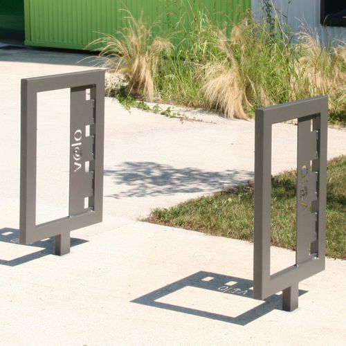 Floor-mounted bike stand - SMART - ACCENTURBA - steel / commercial / for public space