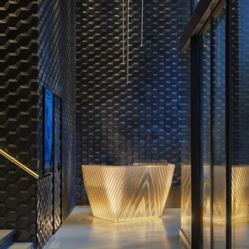 Cement tile - HEXXXA-3D - IVANKA - indoor / wall / hexagonal