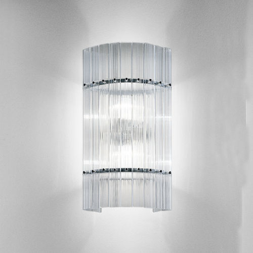 Contemporary wall light - NASTRI 905.02 - Venini - indoor / metal / crystal