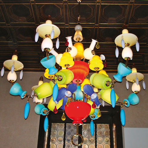 Contemporary chandelier - ARNOLFINI - Venini - glass / metal / LED