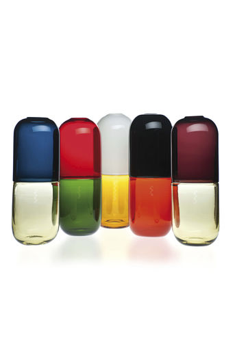 Contemporary vase - HAPPY PILLS - Venini - blown glass / by Fabio Novembre