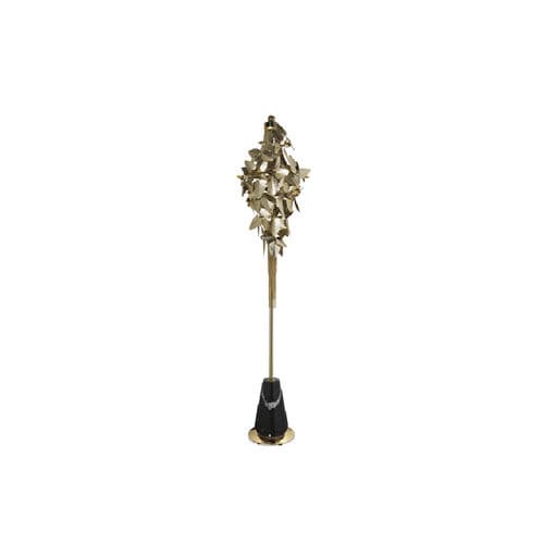 Floor-standing lamp - MCQUEEN  - BRABBU DESIGN FORCES - gold-plated brass / Swarovski® crystal / contemporary