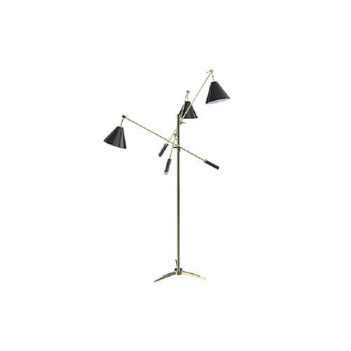 Floor-standing lamp - SINATRA III - BRABBU DESIGN FORCES - metal / contemporary / corded