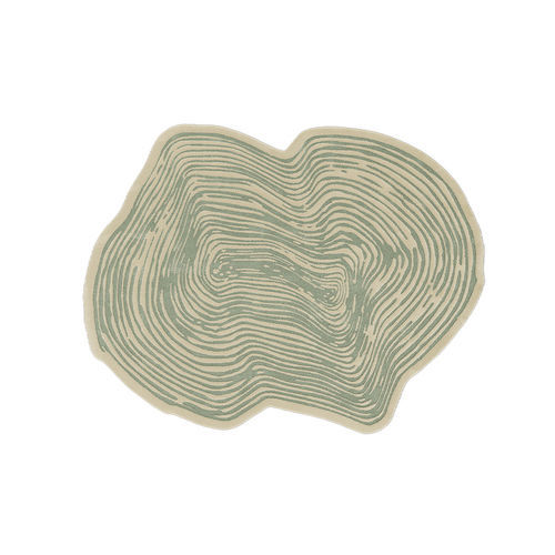 Contemporary rug - LOODE - BRABBU DESIGN FORCES - nature pattern / tufted / nylon