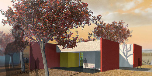 Eco-friendly house - DIN - Pujol - modular / contemporary / two-story