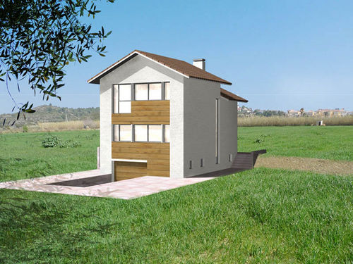 Prefab house - CAM - Pujol - contemporary / traditional / two-story