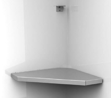 Fixed shower seat - 976 - Frost Products Ltd. - stainless steel / commercial / home