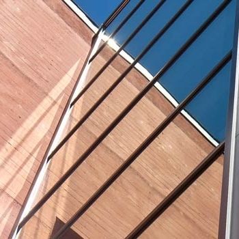 Insulating glass panel - SILVERSTAR WHITESHINE T - Euroglas - solar control / sun protection / colored