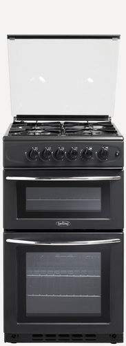 Gas range cooker - GT755 - Belling - black