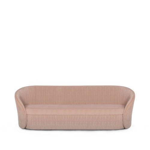 Contemporary sofa - BLOOM - KOKET Love Happens - velvet / pink / 2-person