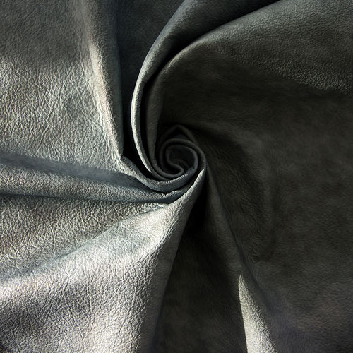 Cowhide upholstery leather - WATERMARK AQUA  - KOKET Love Happens - patterned / low flammability / stain-resistant