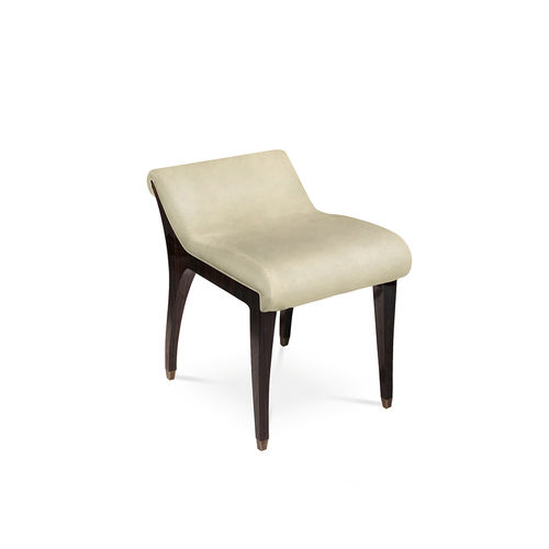 Traditional stool - INCANTO - KOKET Love Happens - fabric / ebony base / upholstered