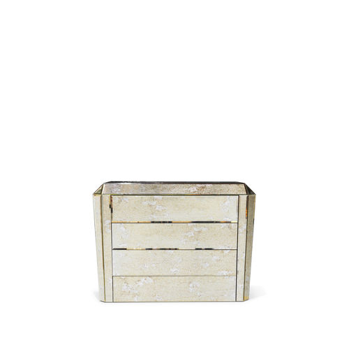 Contemporary chest of drawers - TAMARA - KOKET Love Happens - brass / custom / handmade