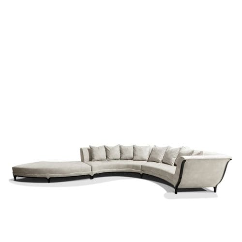 Modular sofa - HEAVENLY - KOKET Love Happens - original design / living room / fabric