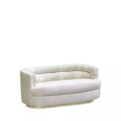Traditional sofa - COCKTAIL - KOKET Love Happens - fabric / with armrests / custom