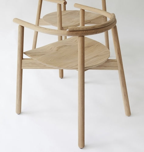 Contemporary chair - MARS - Branca-Lisboa - indoor / oak / ash