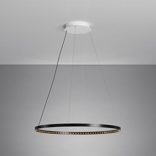 Pendant lamp - CIRCLE 60 - Le Deun Luminaires - steel / brass / contemporary