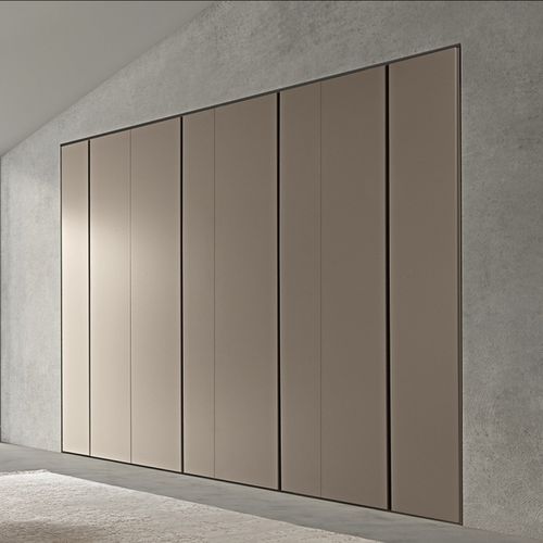 Wall-mounted wardrobe - TWIN - Presotto - contemporary / lacquered wood ...