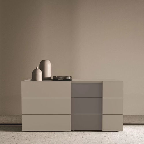 High chest of drawers - Inside  - Presotto - contemporary / MDF / matte lacquered wood