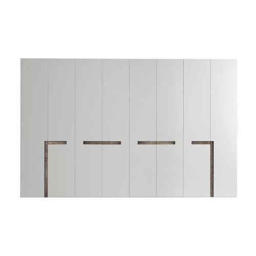 Contemporary wardrobe - Alibi - Presotto - lacquered wood / glossy lacquered wood / with swing doors
