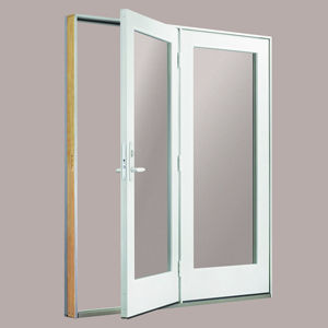 Swing French door - 200 - Andersen - aluminum / wooden / double-glazed