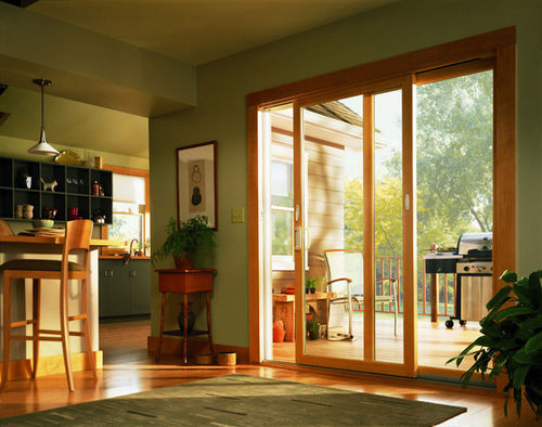 Sliding Patio Door 200 Narroline Andersen Wooden Double Glazed Sliding Patio Door 200 Narroline, Andersen 200 Series Sliding Door