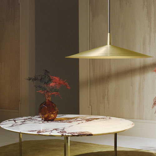 Pendant lamp - TINTO - cto lighting - brass / contemporary / corded