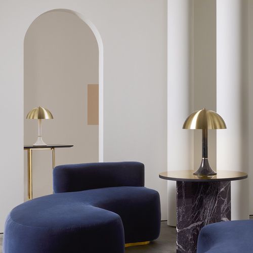 Table lamp - REGENT - cto lighting - brass / marble / contemporary