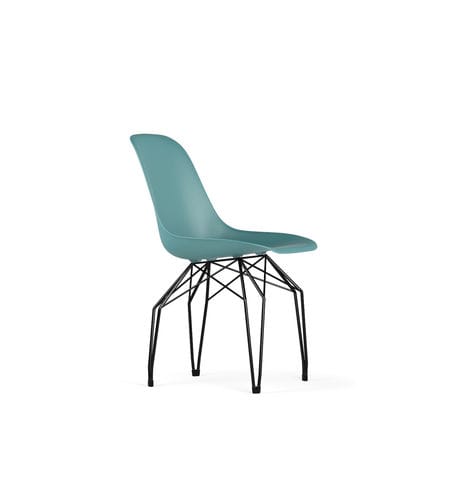 Contemporary chair - DIAMOND V9 - Kubikoff - indoor / polypropylene / metal base