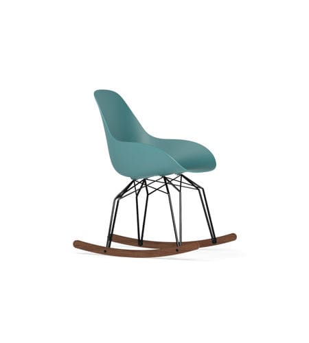 Contemporary chair - DIAMOND DIMPLE CLOSED - Kubikoff - indoor / polypropylene / metal base