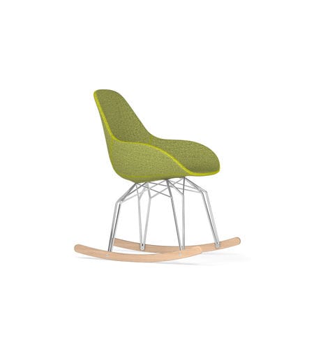 Contemporary chair - DIAMOND DIMPLE TAILORED - Kubikoff - indoor / fabric / leather