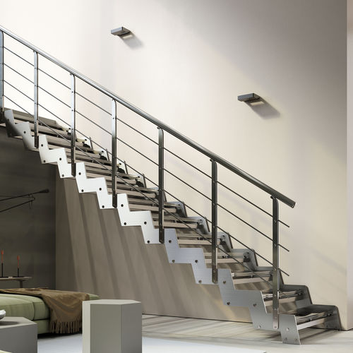 Straight staircase - Loft - RINTAL - quarter-turn / half-turn / helical