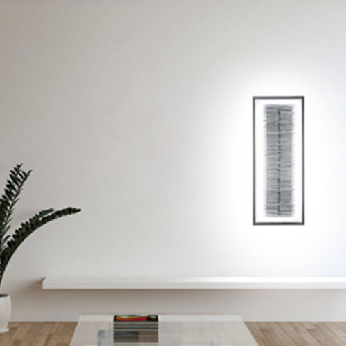 Original design wall light - SCANDOLA LT  - CINIER - indoor / steel / natural stone