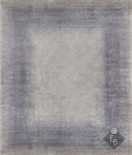 Wool rug - RAINBOW BORDER SILEX - Edition Bougainville - contemporary / geometric / PET