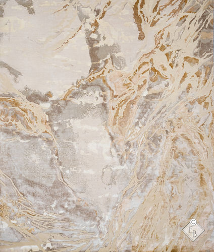 Contemporary rug - BORY DUSK - Edition Bougainville - patterned / rectangular / round
