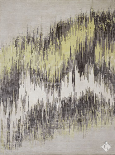 Contemporary rug - DOWNPOUR TOUNDRA - Edition Bougainville - patterned / rectangular / custom-made