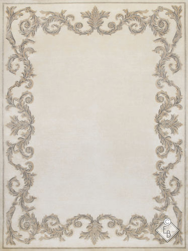 Vegetal silk rug - DELORME GRES - Edition Bougainville - traditional / patterned / PET