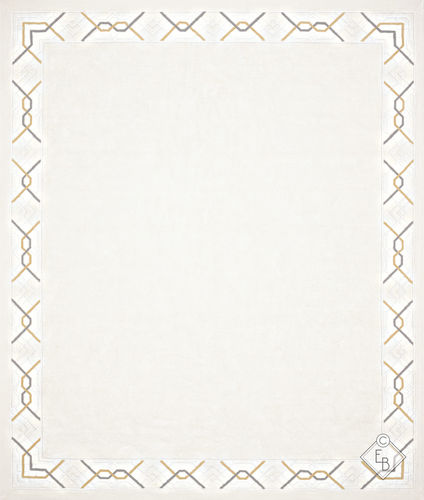 Contemporary rug - DELANO TWILL - Edition Bougainville - geometric / PET / wool