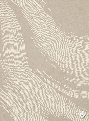 Contemporary rug - KHUMBU RICE - Edition Bougainville - striped / PET / wool