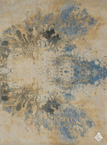 Contemporary rug - LOS ROQUES ACACIA - Edition Bougainville - patterned / PET / wool