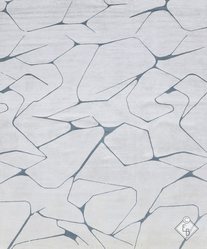 Contemporary rug - PACKICE ALBERI - Edition Bougainville - patterned / PET / wool