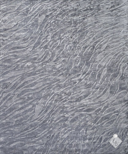 Contemporary rug - LUBECKER - Edition Bougainville - recycled PET / bamboo fiber / wool