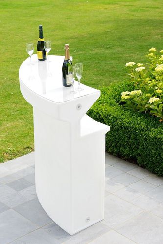 Bar counter - BARIO - Imagilights - glass / plastic / semicircular