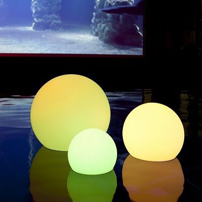 Floating lamp - BALL - Imagilights - glass / contemporary / corded