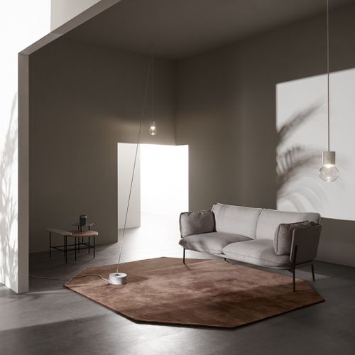 Contemporary sofa - CLOUD  - Andtradition - fabric / leather / with removable cushion