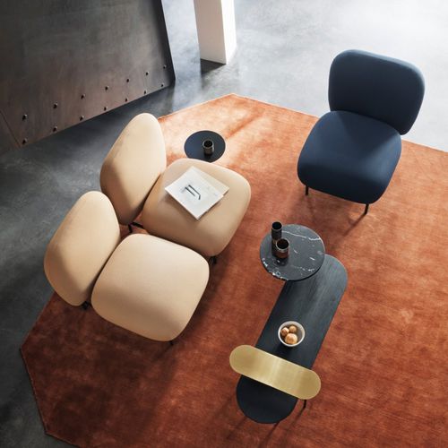 Modular sofa - ISOLE  - Andtradition - contemporary / fabric / gray