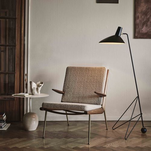 Floor-standing lamp - HM8 - Andtradition - brass / lacquered metal / contemporary