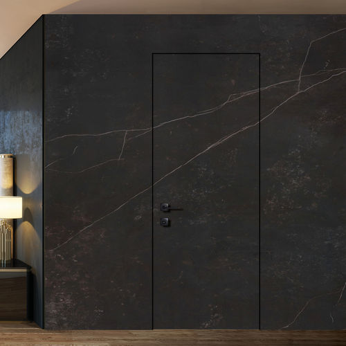 Interior door - ELITE : FLAT - ARTELLA - wooden / swing / without glazing