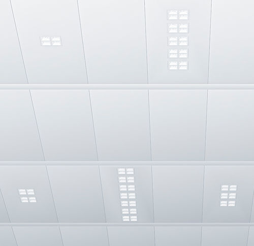 Recessed downlight - MIREL EVOLUTION MINI - ZUMTOBEL - for ceiling / LED / square