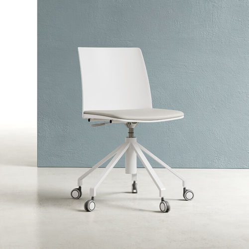 Contemporary office chair - CONIC - ZALF spa - for child's bedroom / leather / painted metal base